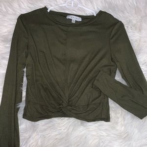 Long Sleeve Crop Top